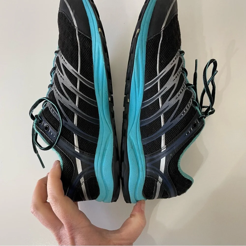 Merrill Mix Master 2 Trail Running Shoes Black Blue Sneakers Mens size 8 Granola